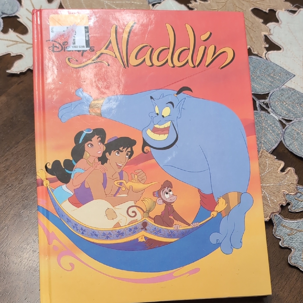Vintage 1992 Disney Classics Aladdin Storybook